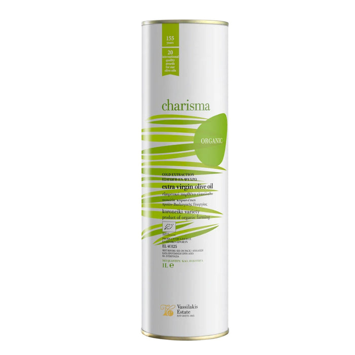 Organic Charisma Extra Virgin Olive Oil  1lt