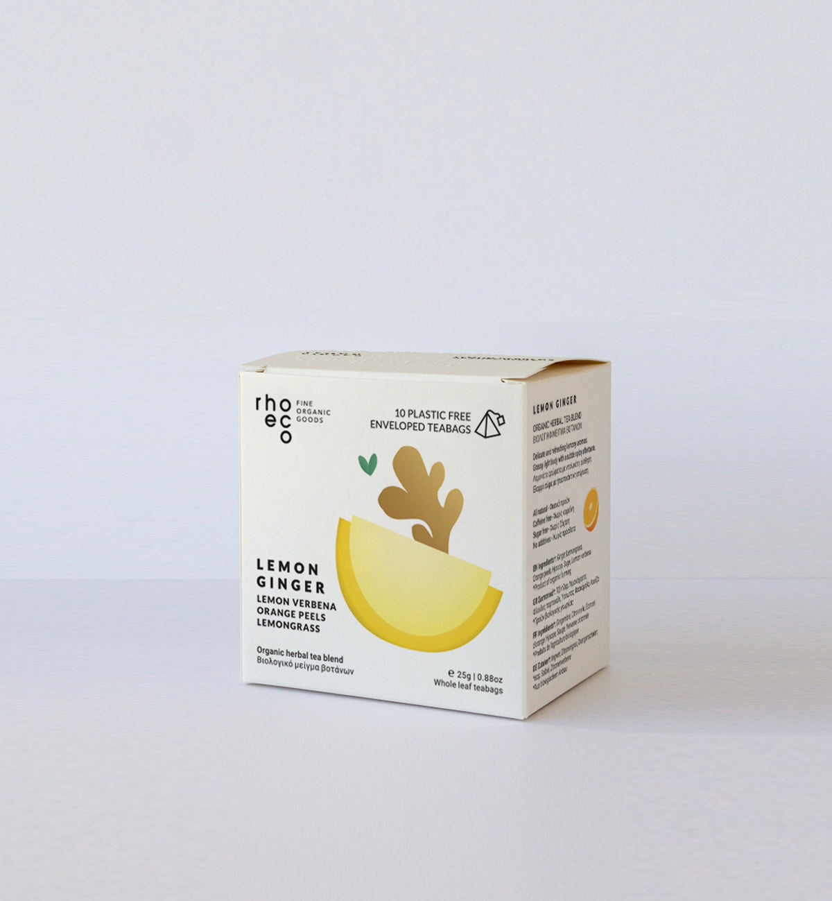 Lemon Ginger Herbal Tea Blend 25g (10 Teabags)