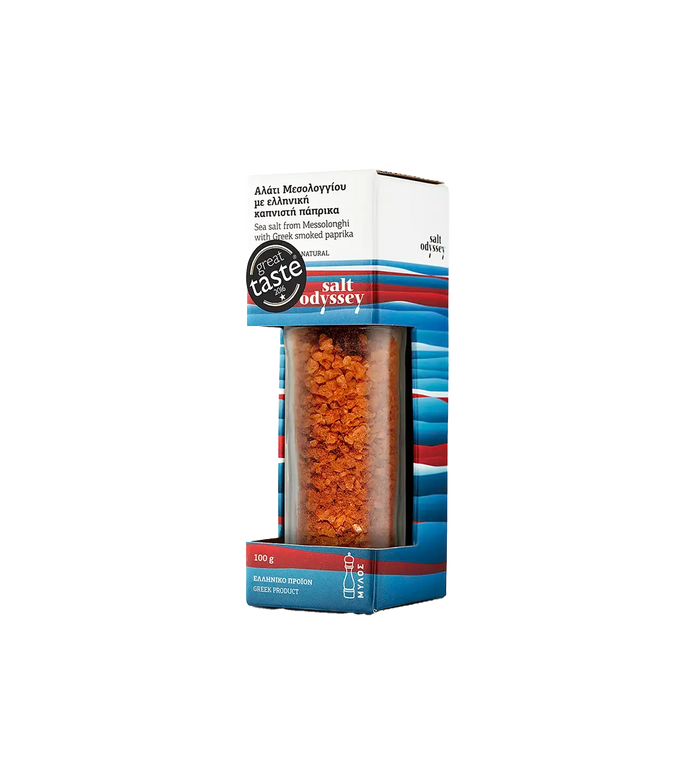 Coarse Sea Salt with Smoked Paprika Mill 110g