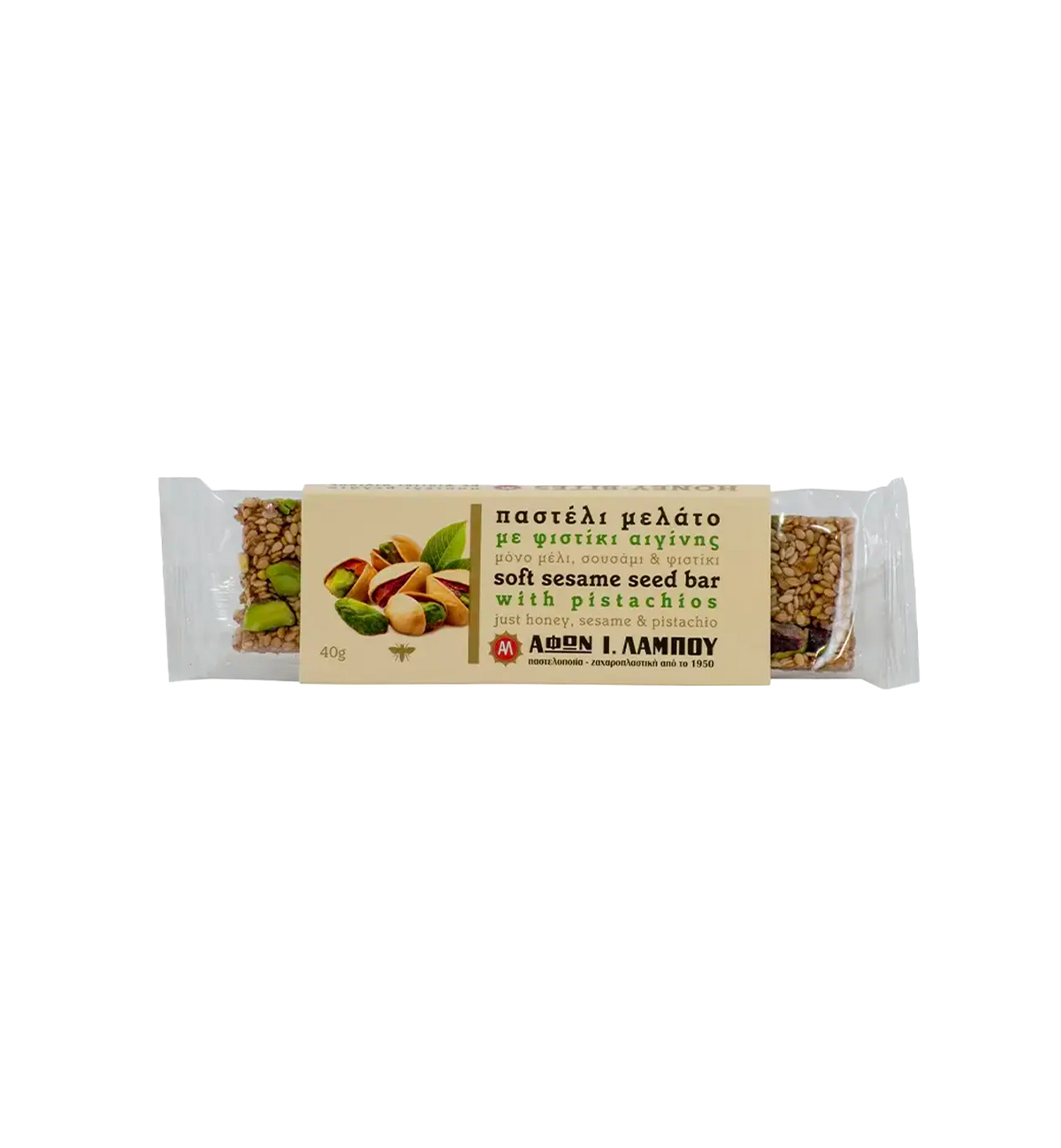 Pasteli Melato with Pistachios 40g