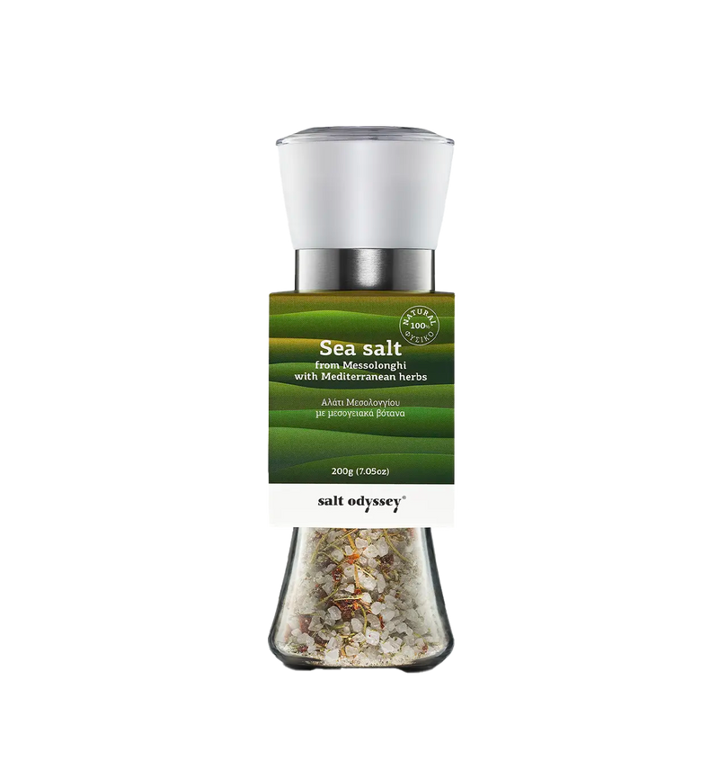 Sea Salt Mill with Mediterranean Herbs 160g