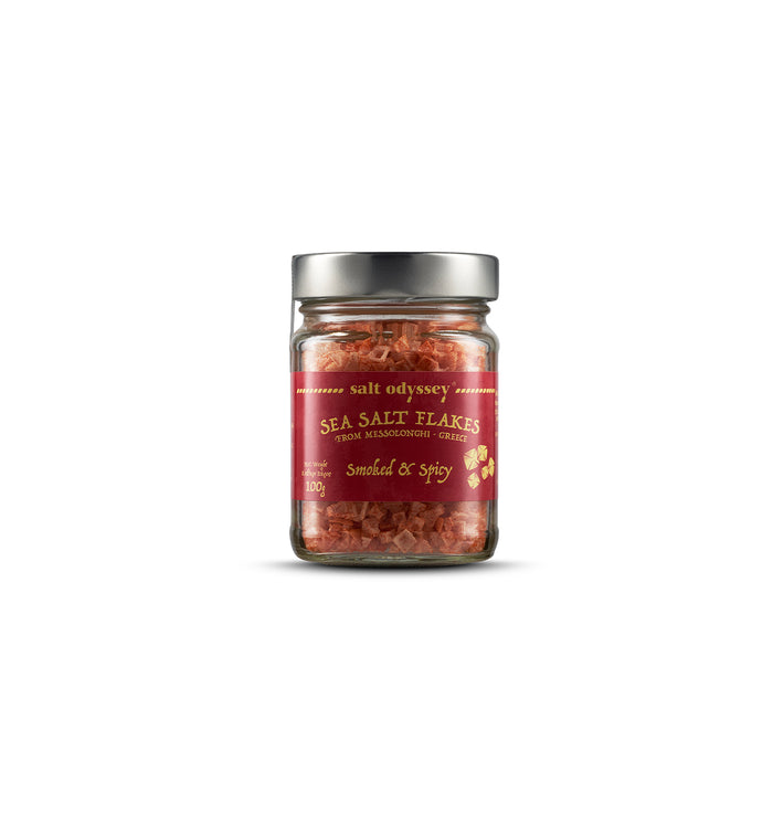 Smoked & Spicy Sea Salt Flakes 100g