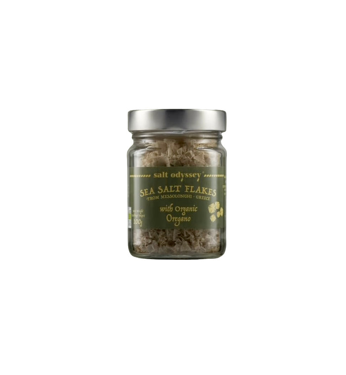 Sea Salt Flakes with Organic Oregano 100g