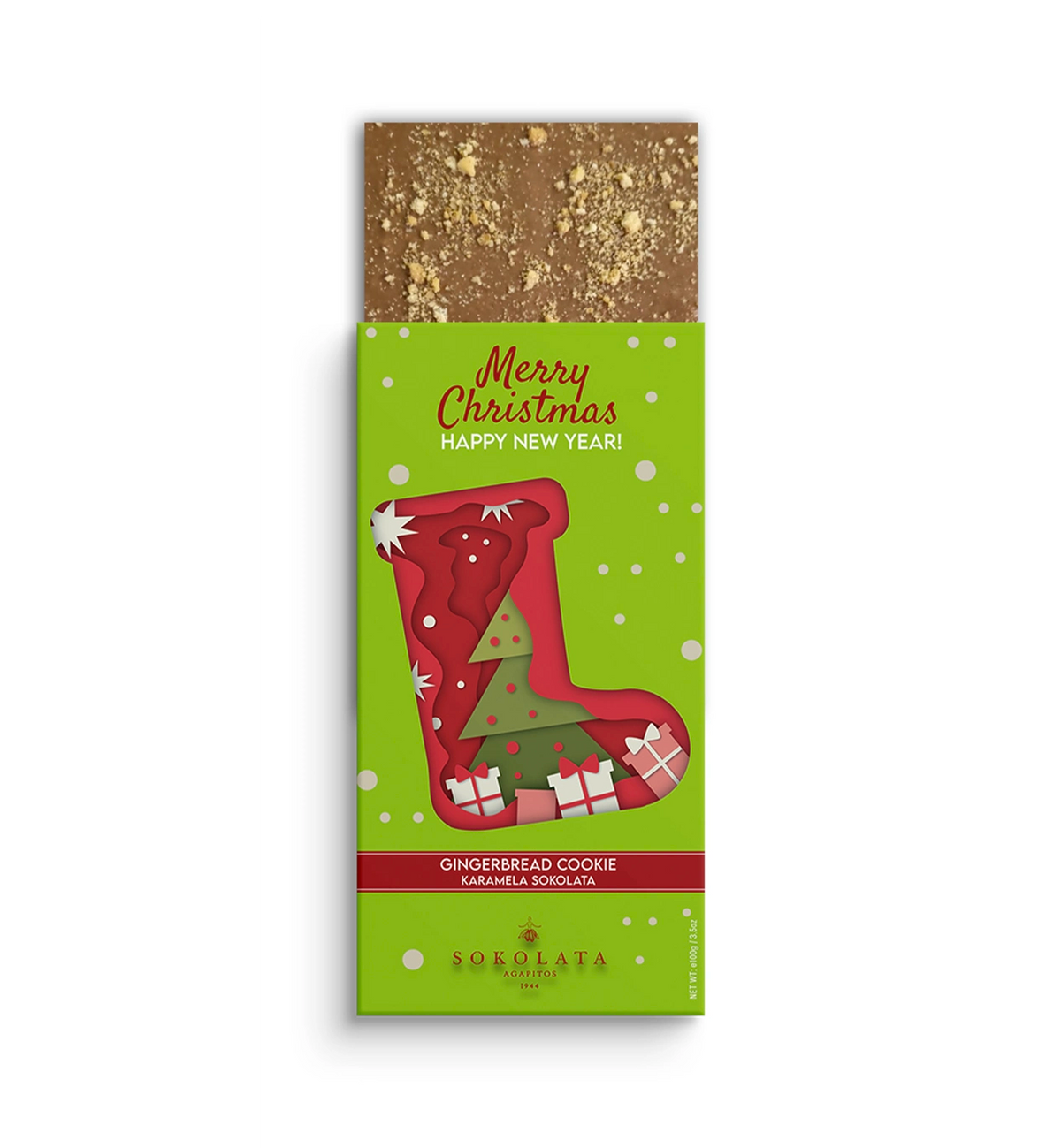 Christmas Collection: Gingerbread Cookie & Karamela Chocolate 100g (Seasonal)