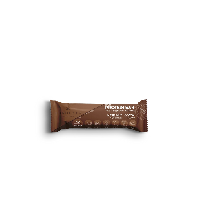 Cocoa & Hazelnut Protein Bar 60g