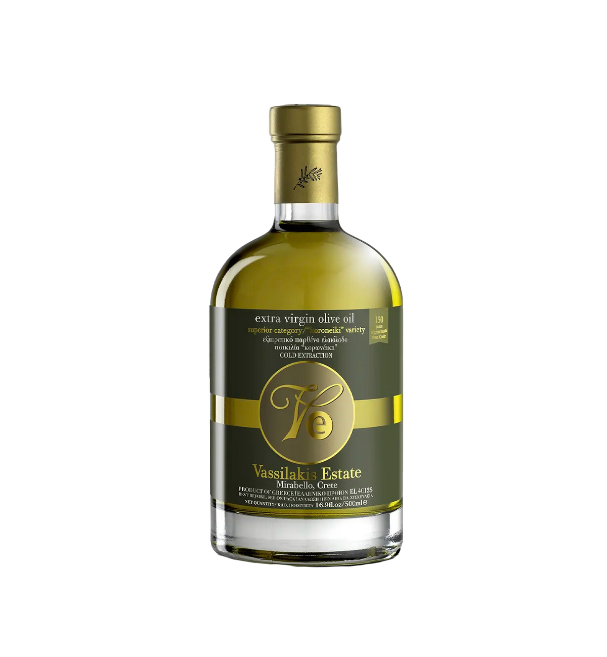 Vassilakis Estate Extra Virgin Olive Oil 500ml