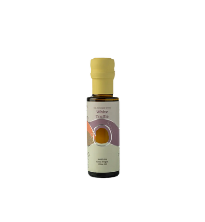 Forest Garden white truffle oil vs black, the white truffle bottle