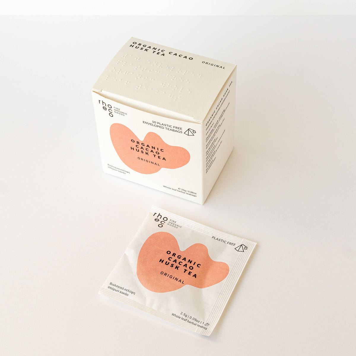 Organic Cacao Husk Tea – Original 25g (10 Teabags)