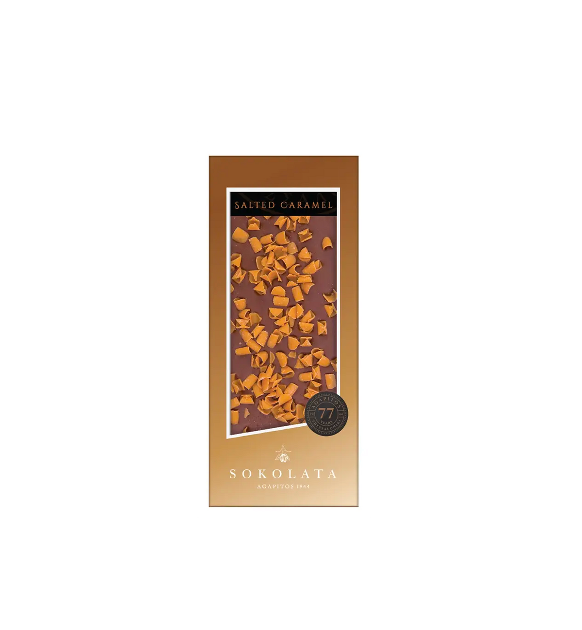 Milk Chocolate with Salted Caramel 100g