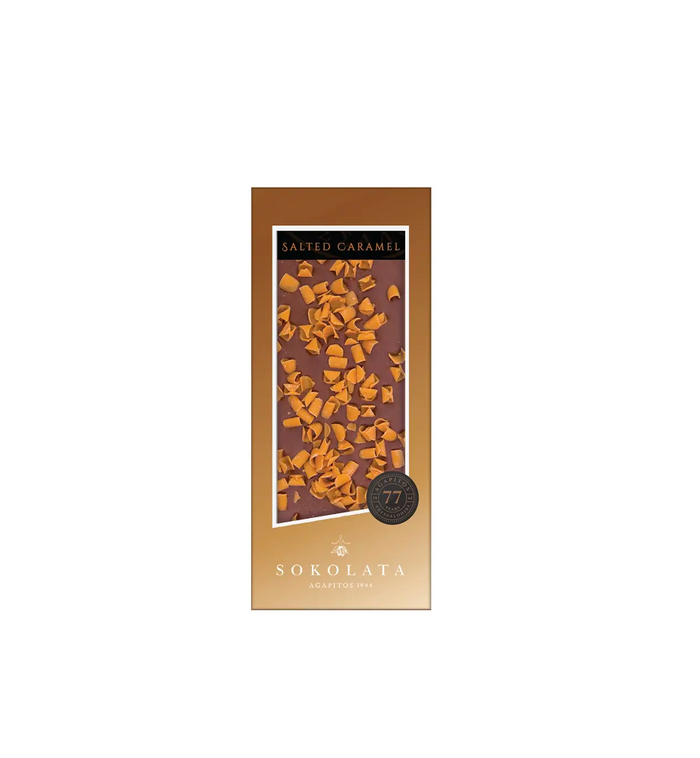 Milk Chocolate with Salted Caramel 100g