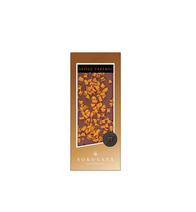 Milk Chocolate with Salted Caramel 100g